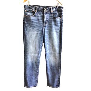 AMERICAN EAGLE- AIRFLEX+LIGHT WASH STRAIGHT LEG MEN'S JEANS SIZE 34X32